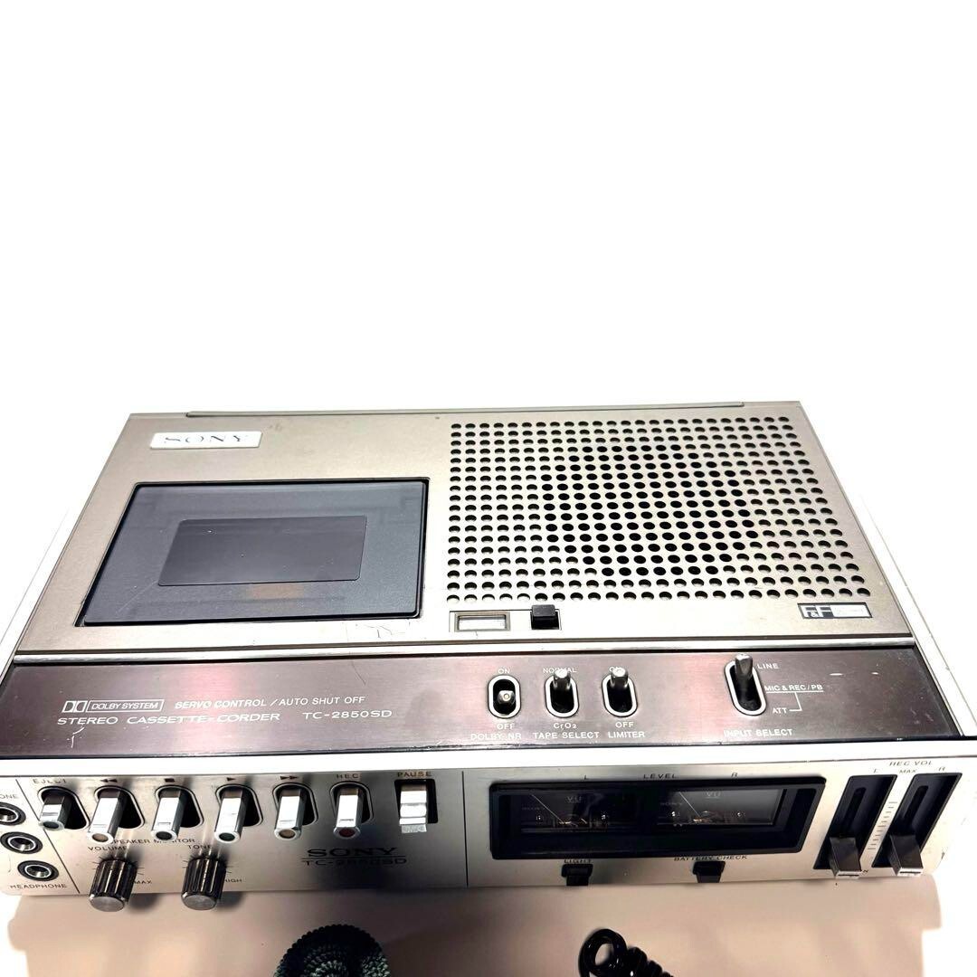 SONY TC-2850SD ジャンク品 ステレオカセットデッキ ステレオカセット