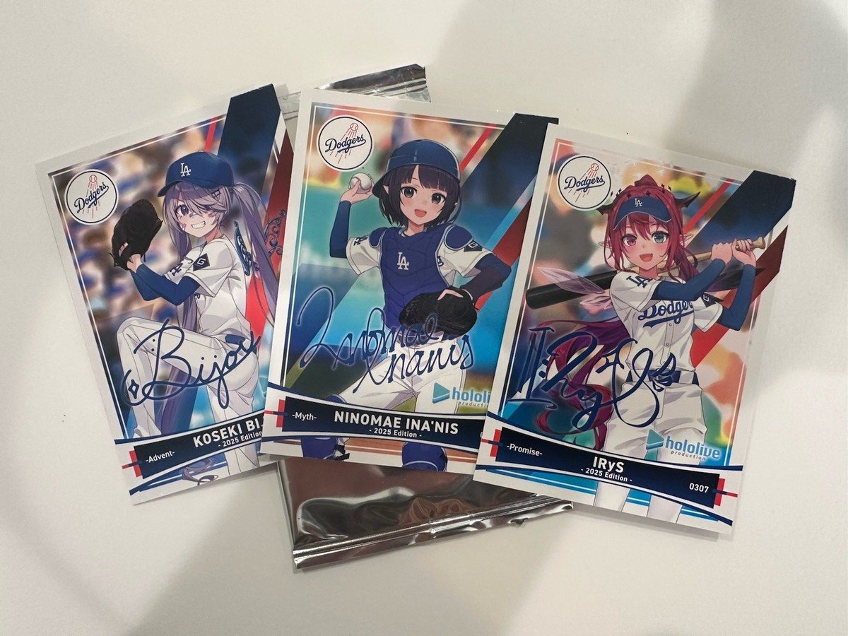 Koseki Bijouロサンゼルス・ドジャース サイン入りカードセット Koseki