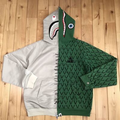 BAPE × AMBUSH Alligator Shark full zip hoodie A Bathing Ape Size S
