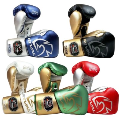 Rival RS100 Professional Boxing Gloves Adult Lace Sparring Gloves