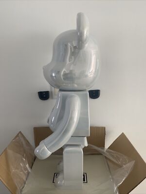BE@RBRICK1000%ベアブリック OASIS WHITE CHROME BE@RBRICK | 'Oasis