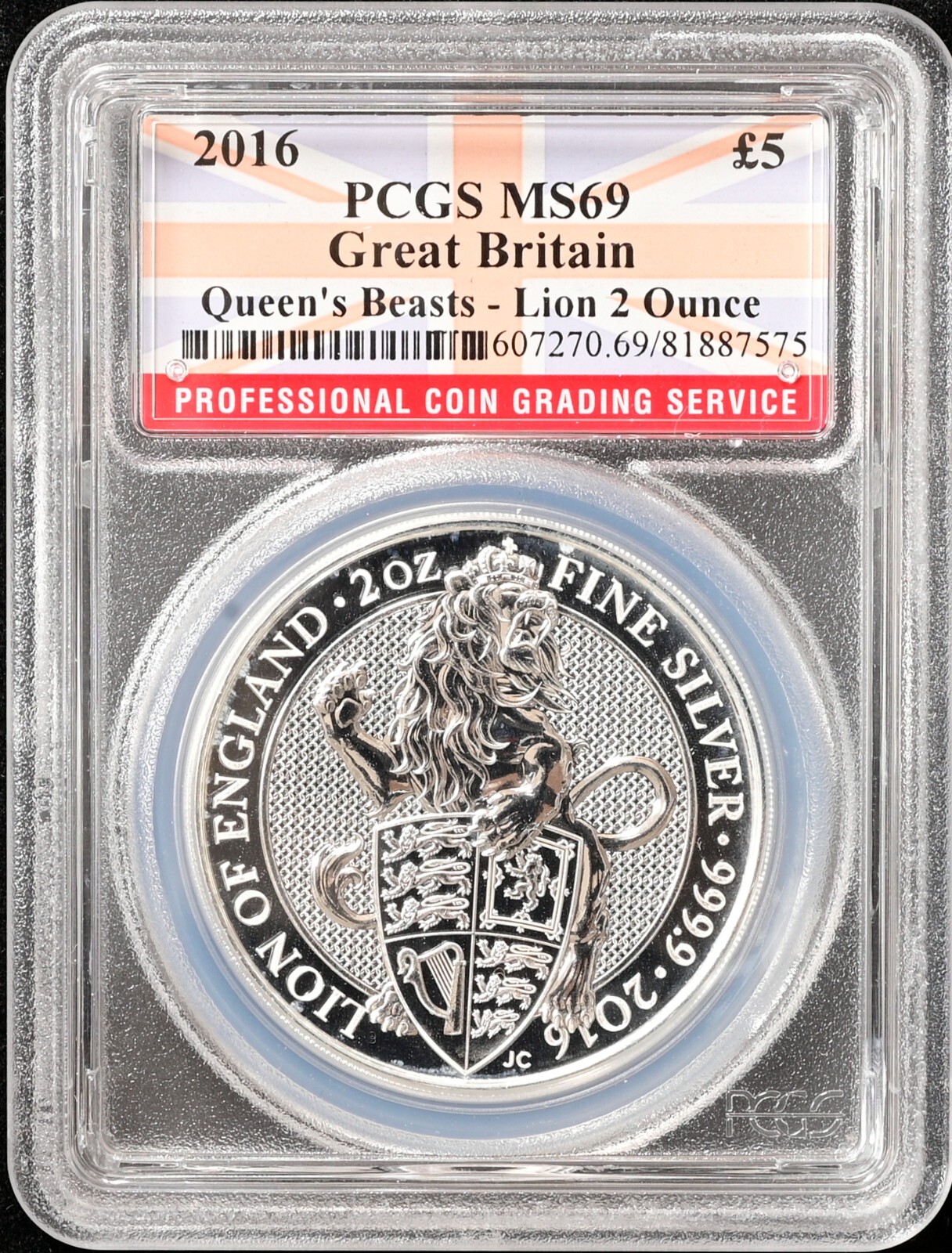 PCGS PR69 チューダービースト イングランドのライオン 2022 【公式通販】