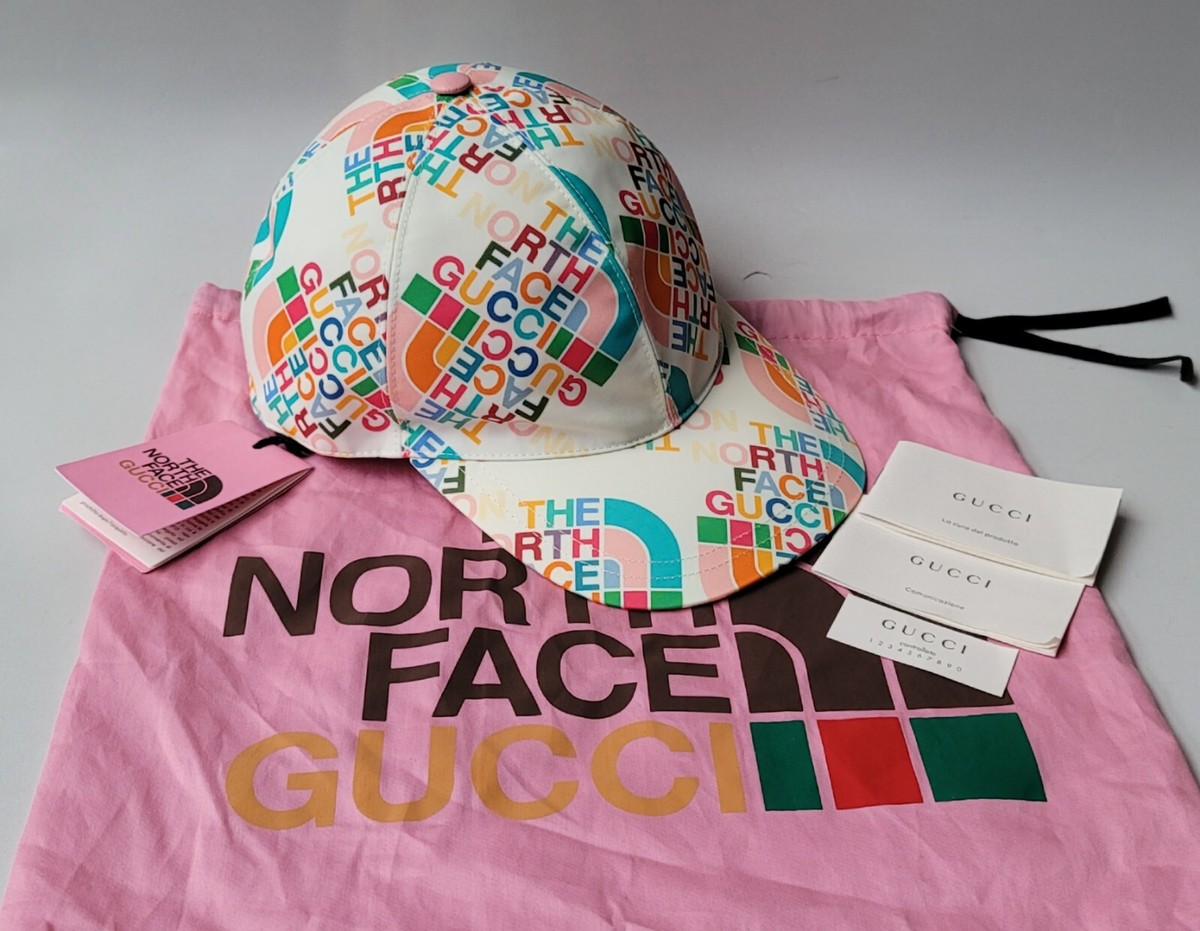Gucci x North Face Hat Baseball Cap size XL 59cm Unisex Logo NWT