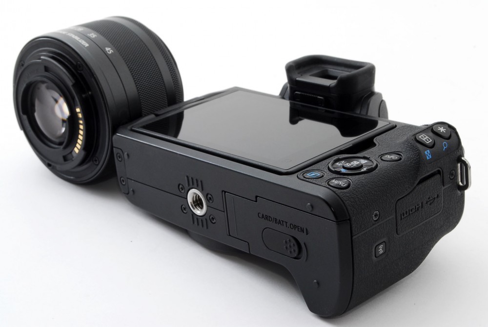 Canon EOS Kiss M/M50 24.0MP 15-45mm Lens Black [Exc++++] w/Box,8GB