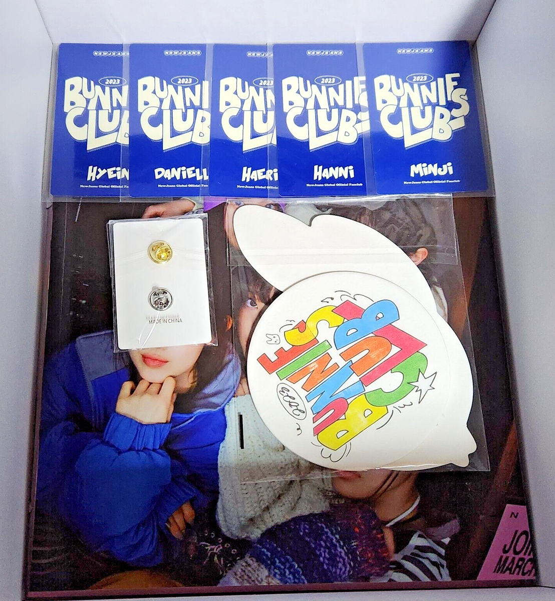 NewJeans Official Bunnies Club Fan Club Membership Kit Photocard