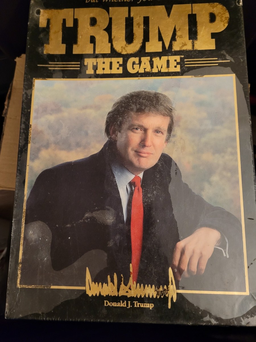 TRUMP The Game 1989 President Donald Vintage Board Game FACTORY