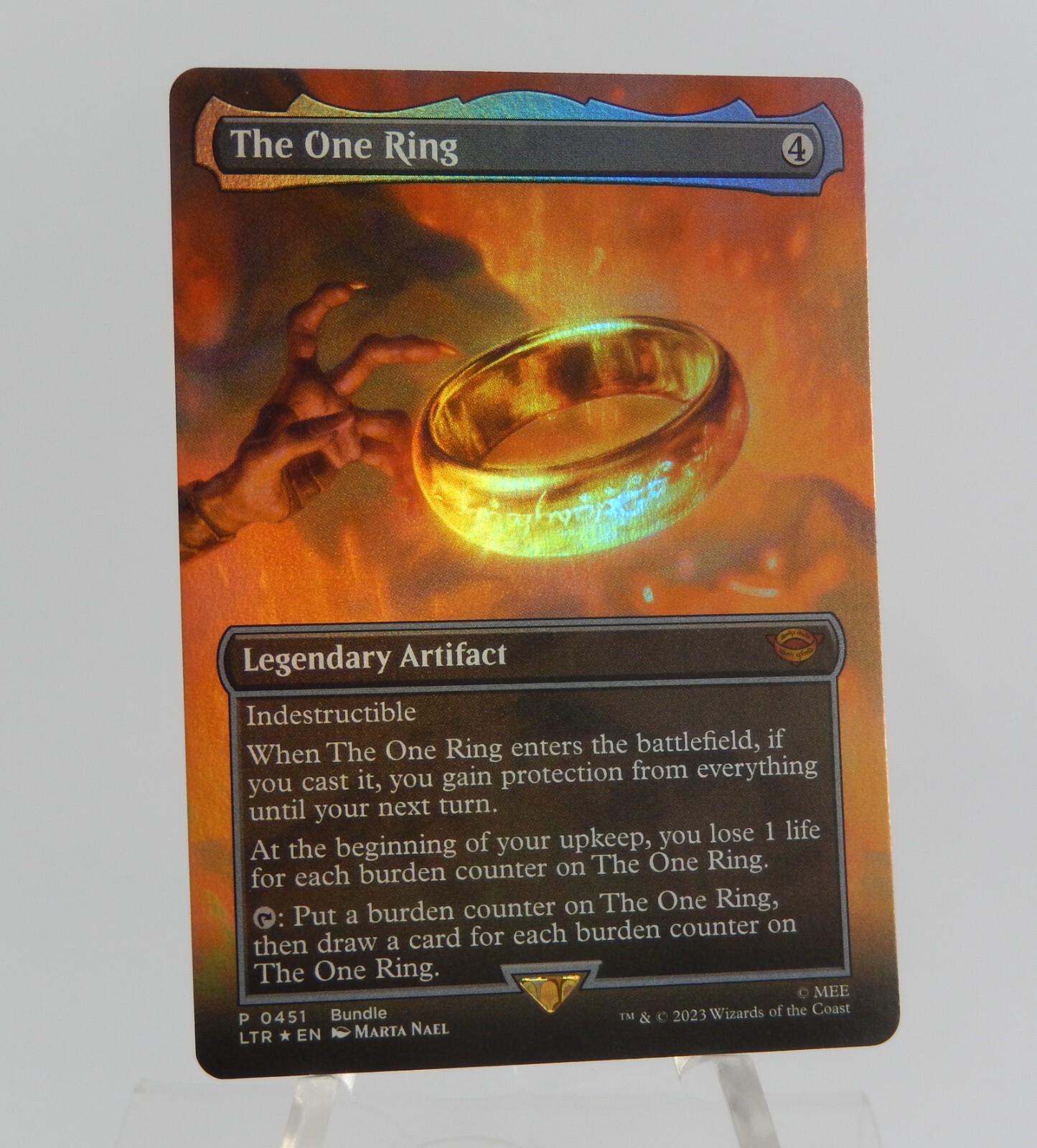 MTG 一つの指輪 英語 拡張アート 一つの指輪 英語 MTG □無/英語版