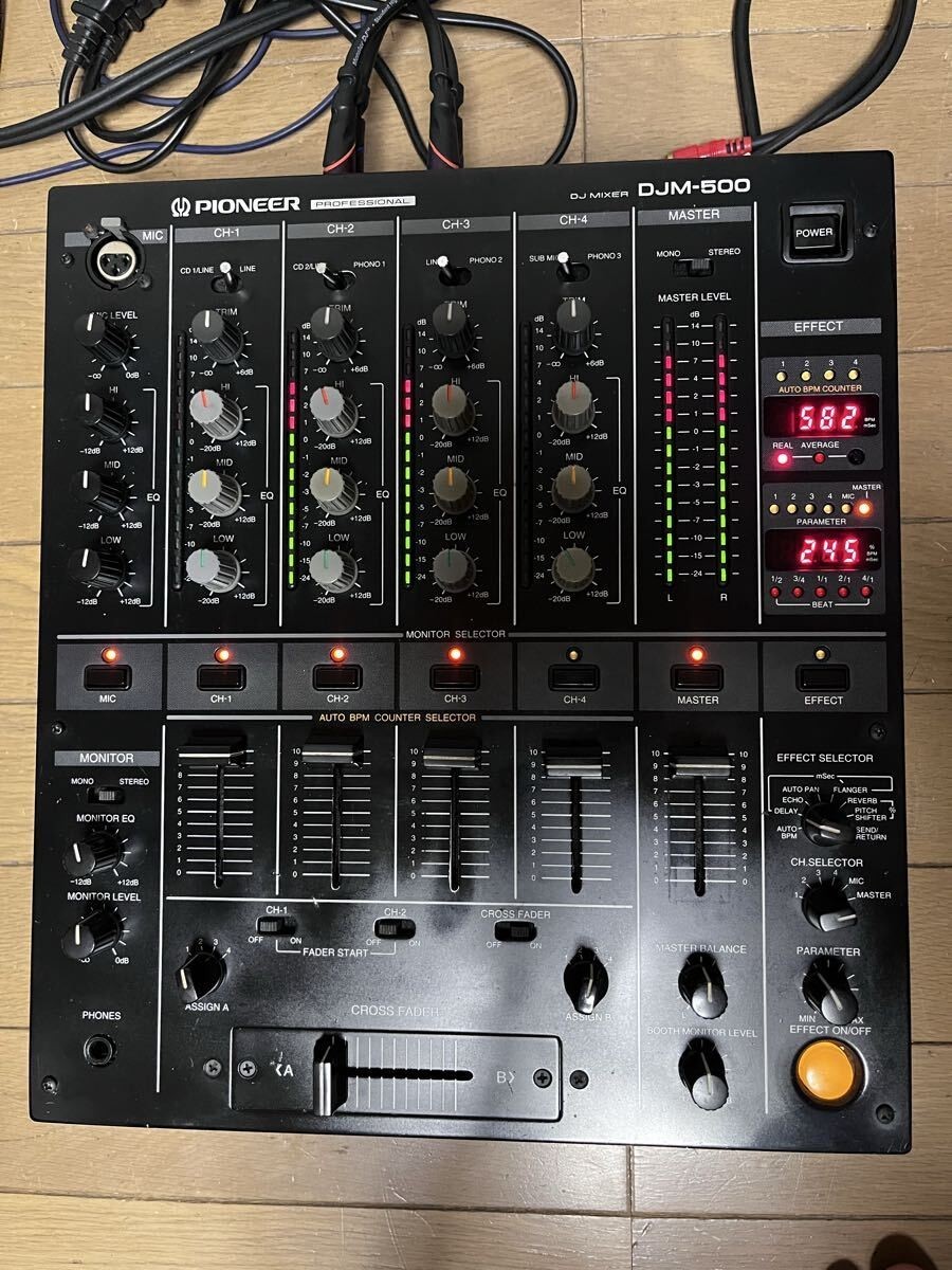 1022 pioneer DJM-500 DJミキサー Pioneer DJM-500 DJミキサー 【公式