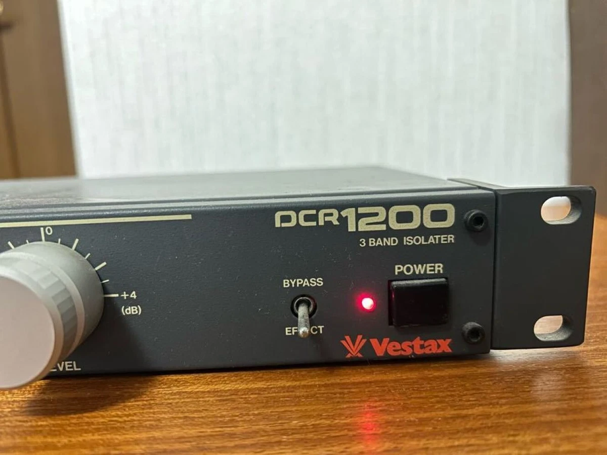 Vestax DCR-1200 動作確認済み アイソレーター 元箱無し Vestax DCR