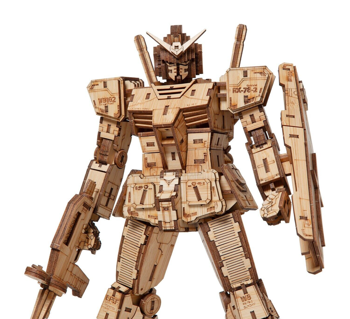 RX-78-2 Gundam 3D puzzle bamboo material art wa-gu-mi | eBay