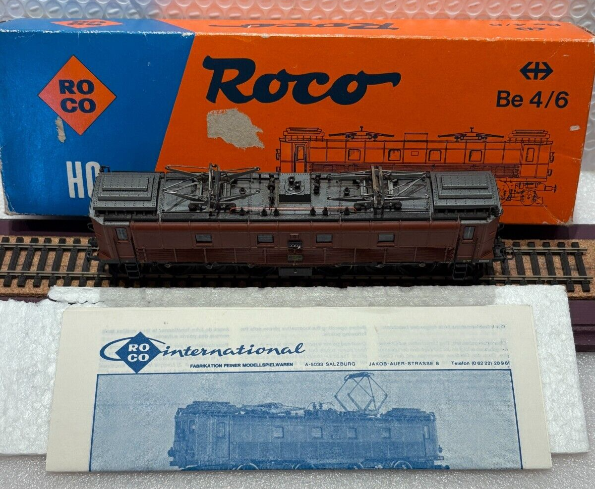 HO)ROCO製 スイス国鉄 SBB Be 4/6 電気機関車 04191B スイス国鉄 電気