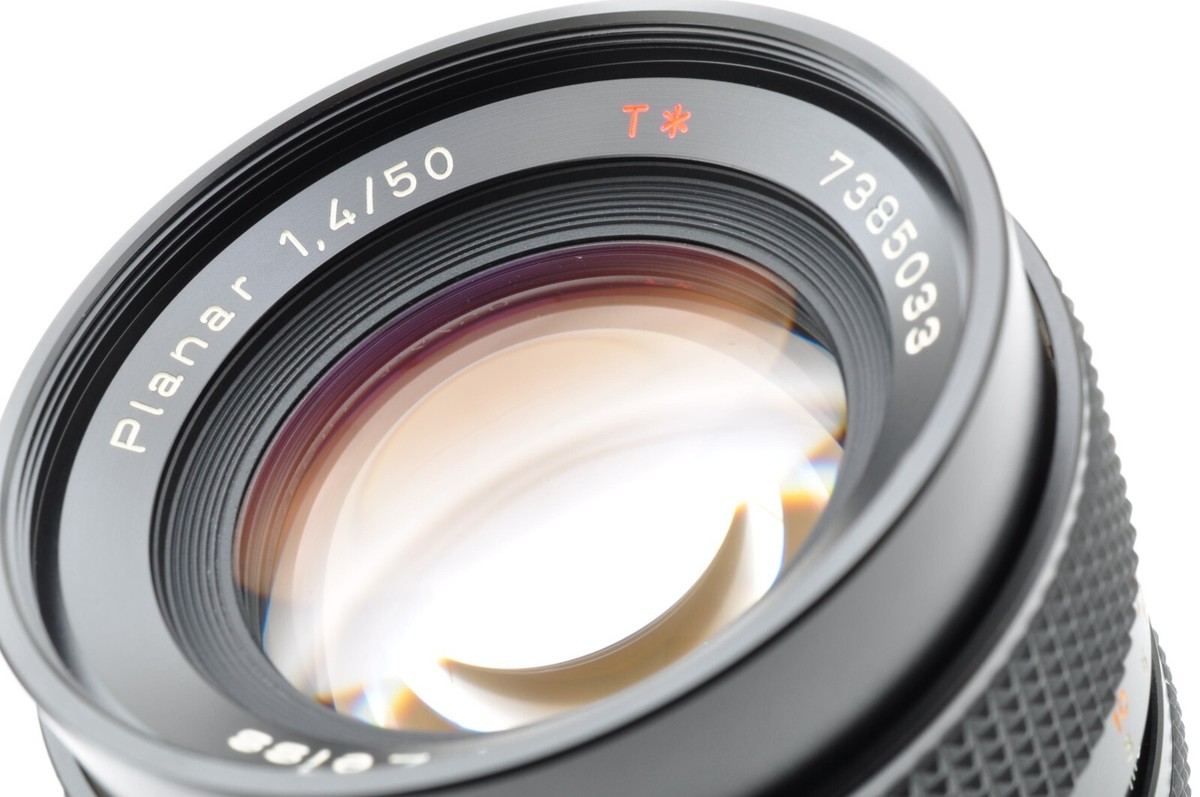 Contax Carl Zeiss Planar T* 50mm f/1.4 MMJ Near Mint MF Lens From