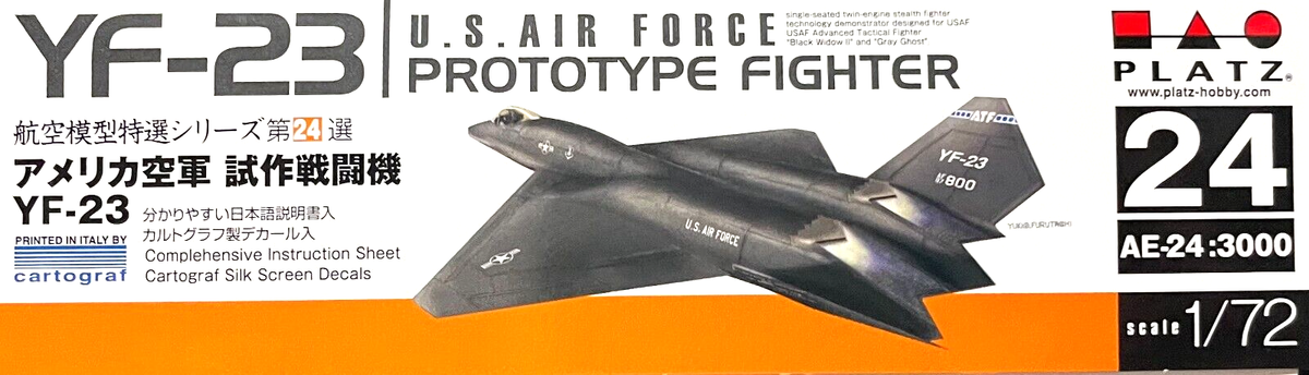 1/72 Prototype Fighter : Northrop YF-23 Black Widow [USAF] #AE24