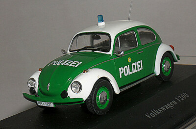 Atlas 1/43 Volkswagen Beetle 1200 Police Green | eBay