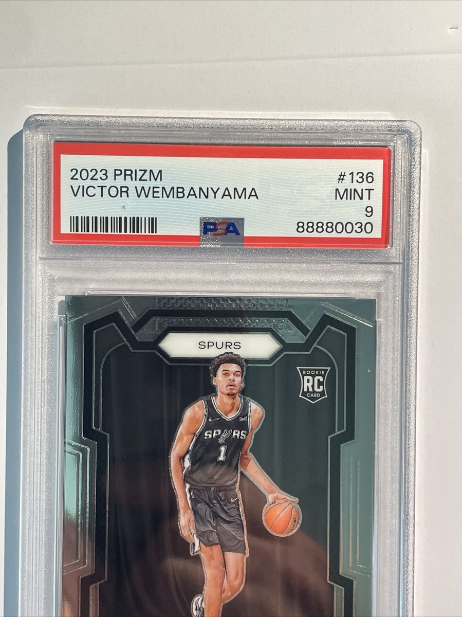 2023-24 Panini Prizm Victor Wembanyama RC #136 Graded PSA 9 NBA