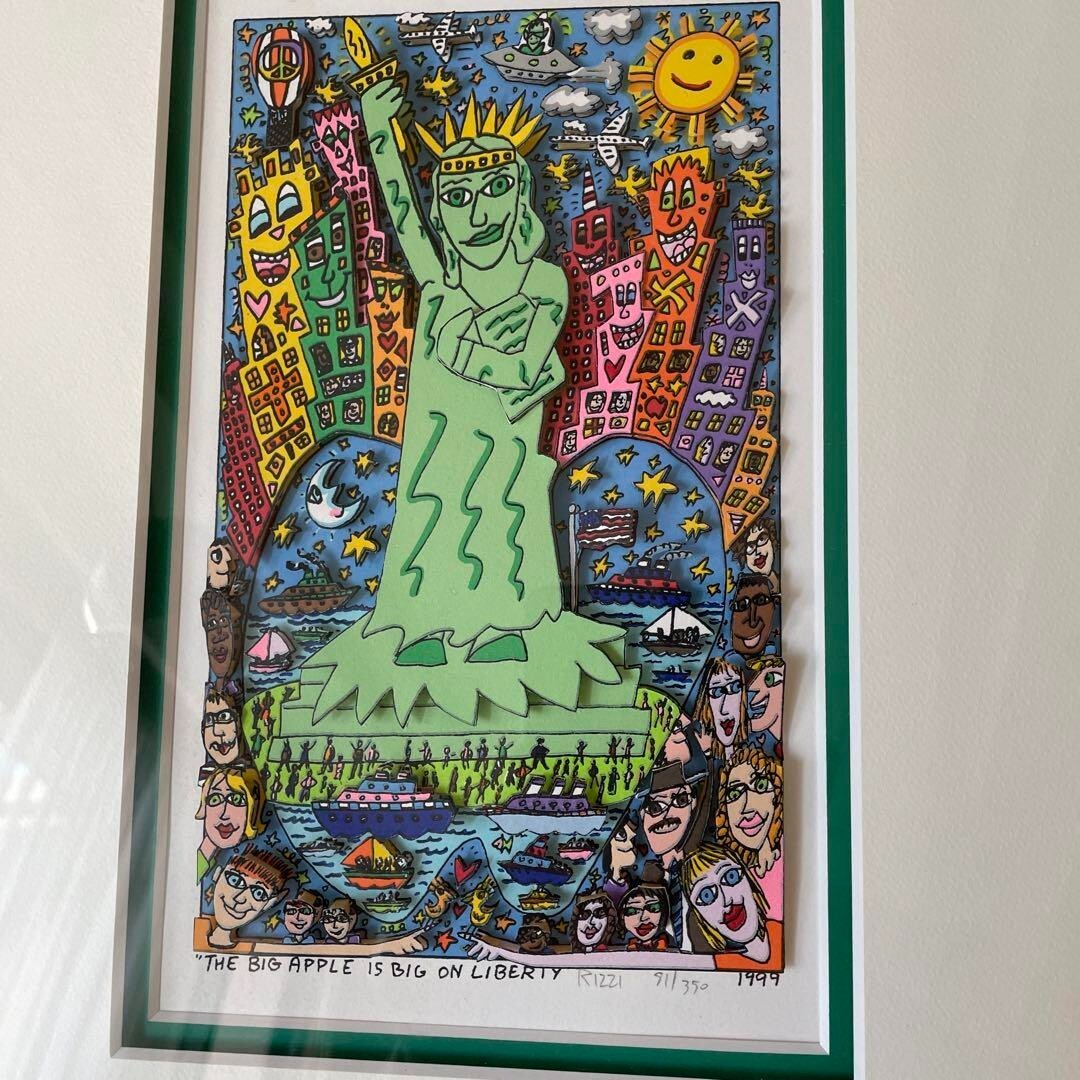 ジェームス・リジィBON VOYAGE シルクスクリーン 3D け東0308