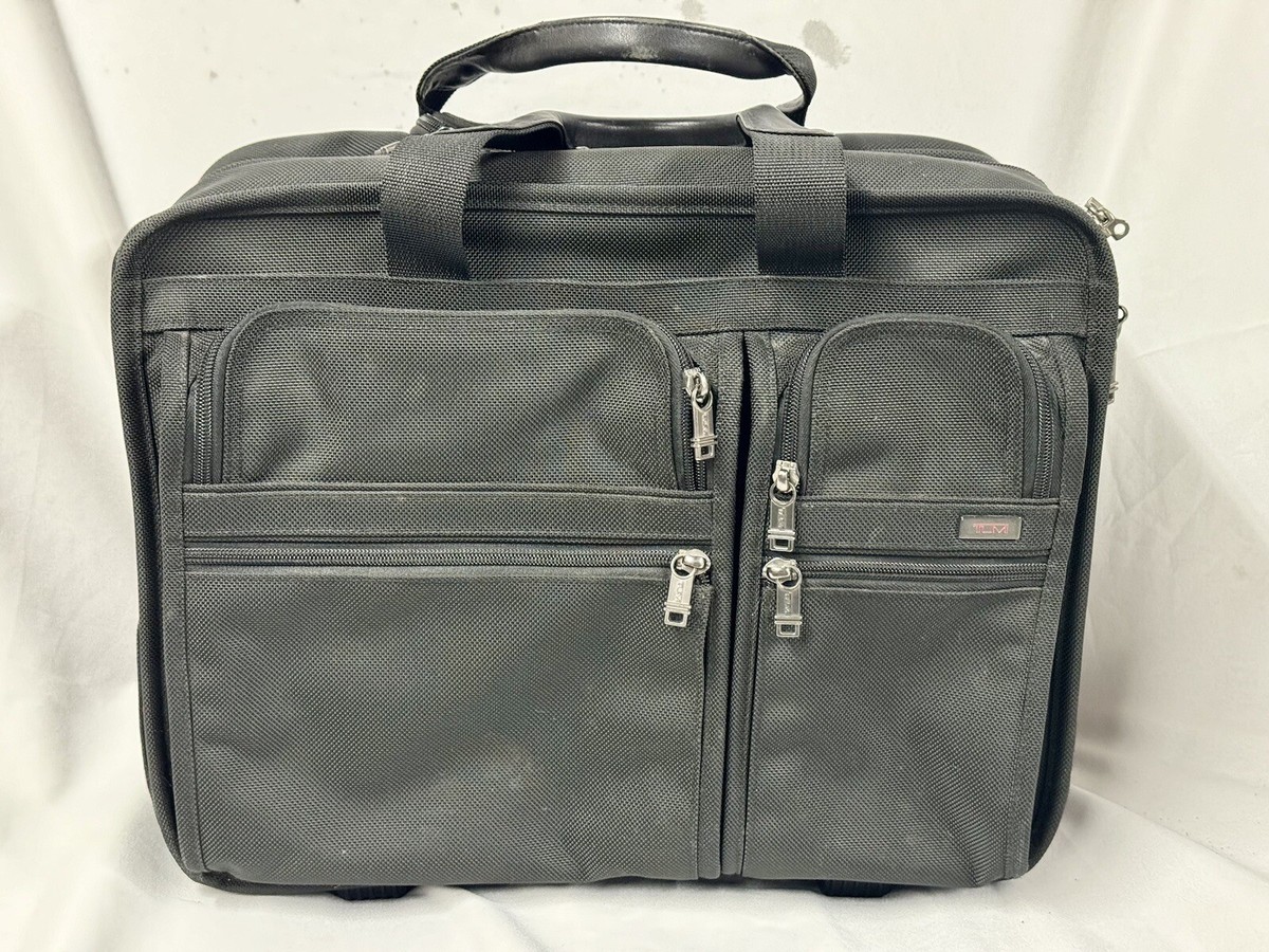 Deluxe Tumi Rolling Briefcases TUMI 26627D2 4-Wheel Deluxe