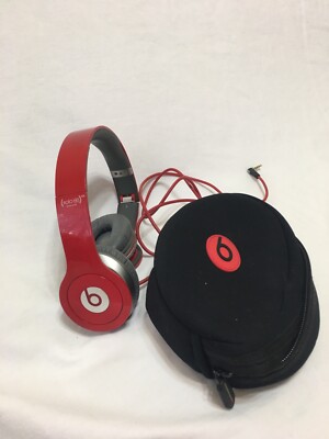 Beats Solo HD Product (RED) Special Edition Headphones Wired With