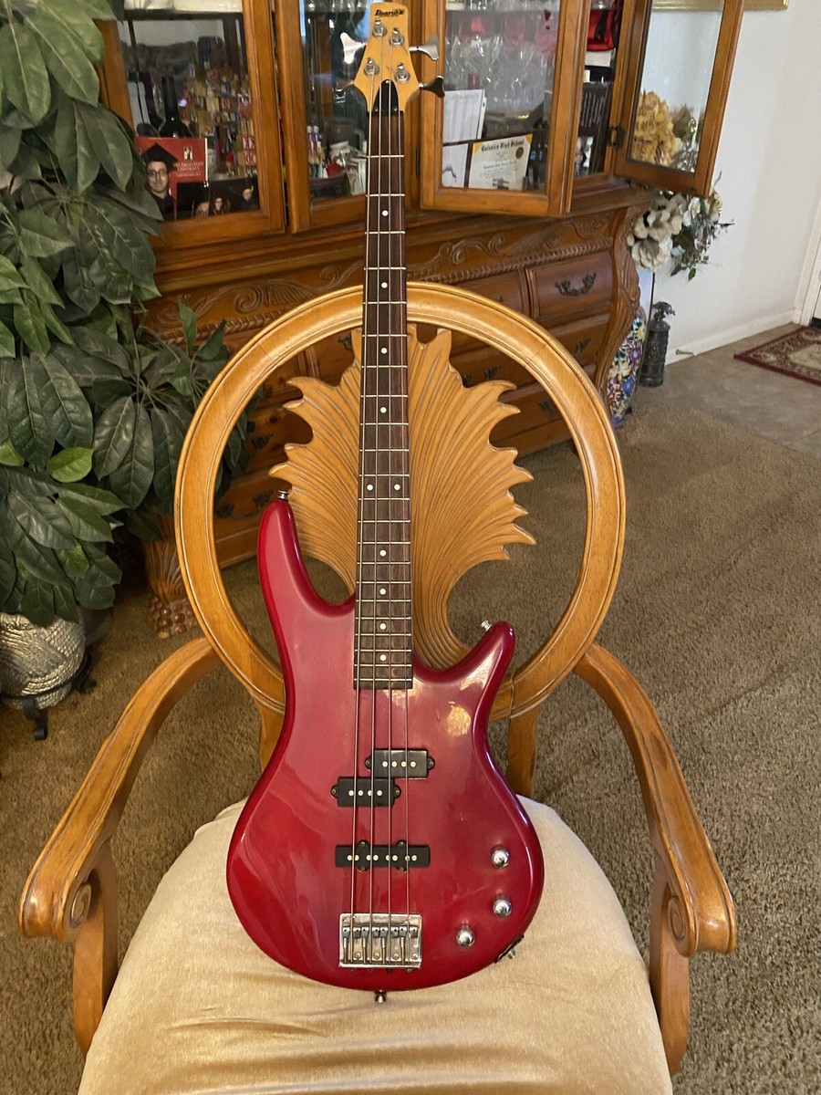 Ibanez Soundgear 4 String Electric Bass Guitar Red | eBay