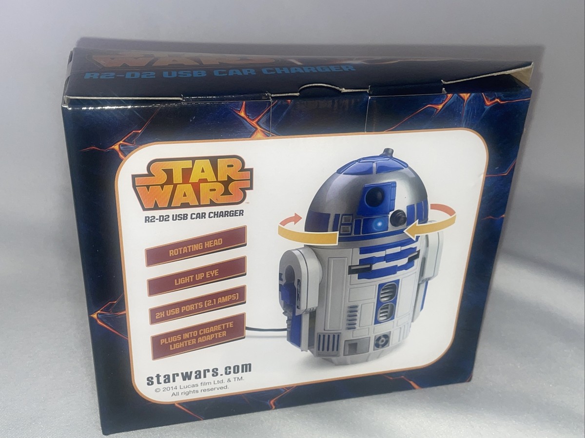 Star Wars R2-D2 Car Charger 2x USB Ports ThinkGeek *NEW* | eBay