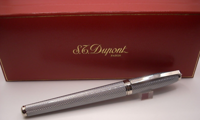 S T DUPONT SILVER FIDELIO - FOUNTAIN PEN | eBay