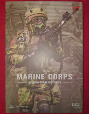 DAMTOYS 78082 Marine Corps SAW GUNNER Gunnery sergeant Crews 1/6