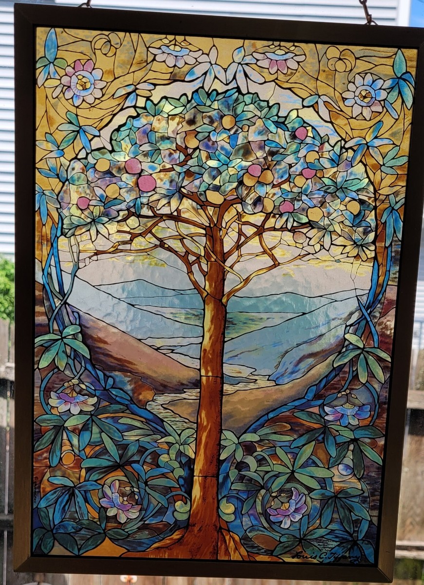 ルイスCティファニー ステンドグラス生命の木 宝石箱グラスマスターズ