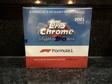 2021 Topps Chrome Sapphire Edition Formula 1 Checklist, Boxes