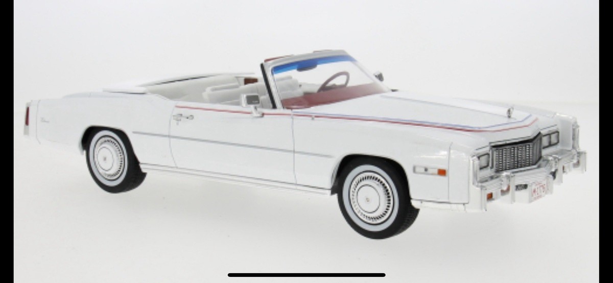 MCG 1976 Cadillac Eldorado Convertible White 1:18*New!*Coming Soon