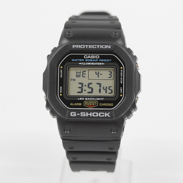 CASIO G-SHOCK DW-5600UE-1JF Digital Quartz Shock-Resistant Black