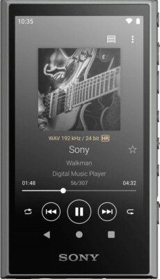 SONY WALKMAN 64GB Hi-Res A300 Series NW-A307 Audio Player Gray