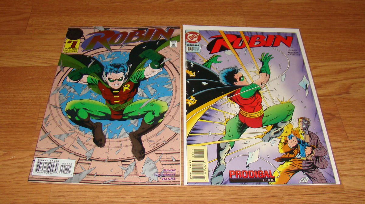 DC Comics, ROBIN #1 #11 (VF/NM) Embossed Cover, 1993-1994 | eBay