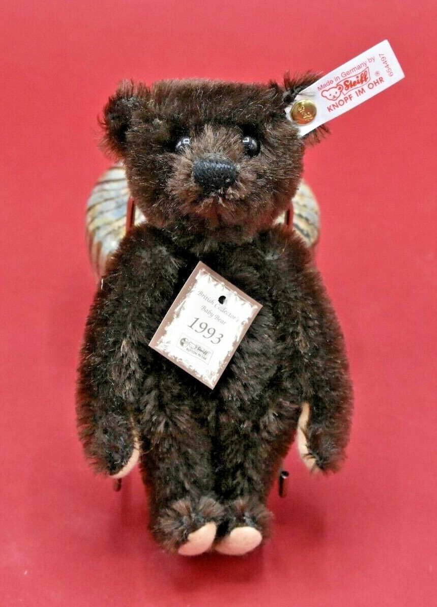 シュタイフ UK限定 1989-1993ベア 5匹木箱入り シュタイフ UK限定