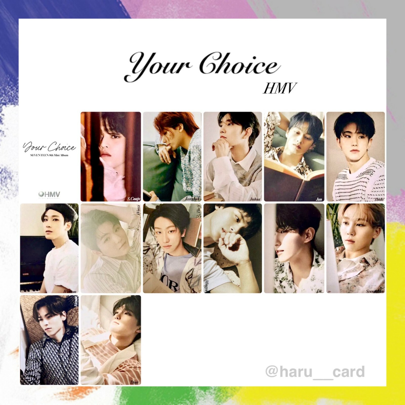 ジョンハン Your Choice HMV トレカ セブチ SEVENTEEN ⭐️ SEVENTEEN