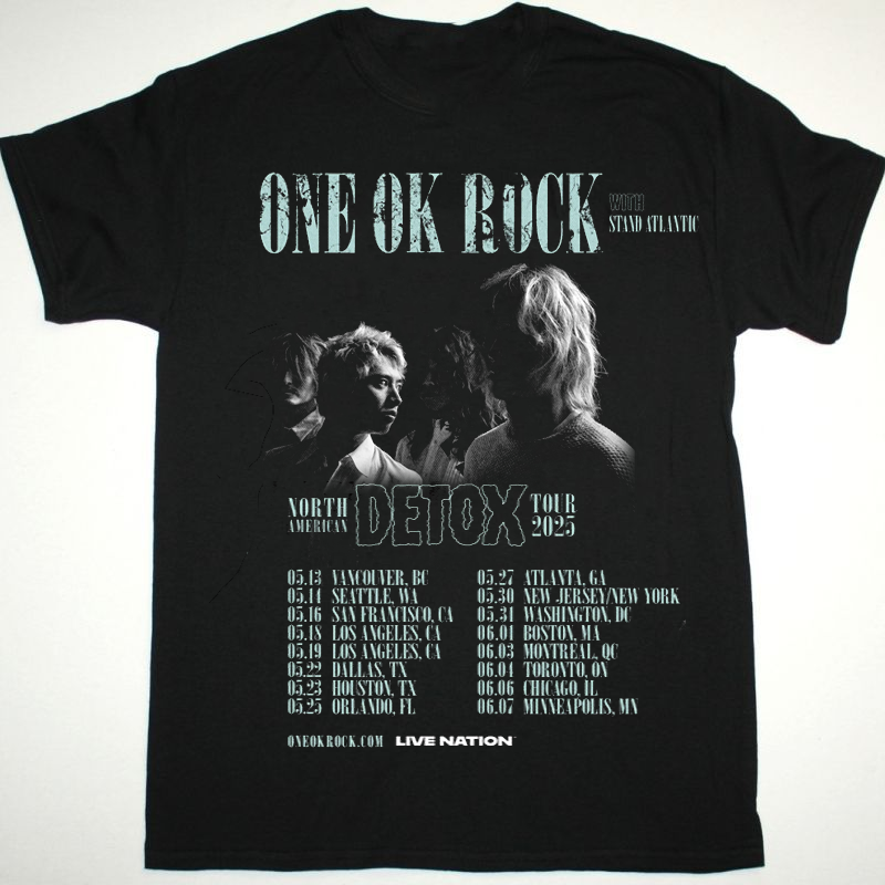 one ok rock ワンオク 2025 detox tour tシャツ L NEW ONE OK ROCK
