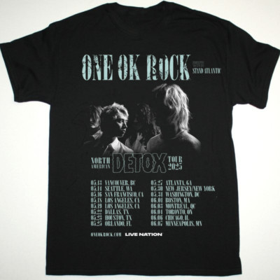 NEW ONE OK ROCK DETOX European Tour 2025 Gift For Fan S to 5XL T