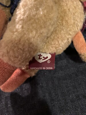 Ty Beanie Baby Lawrence Camel Plush 1993 Ty Attic Treasures
