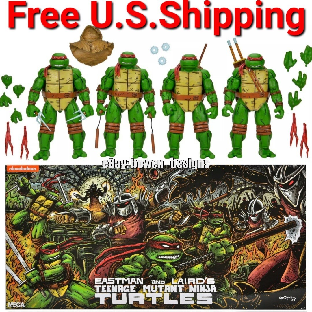 ネカ ミュータントタートルズ クリーピーエディ、シバノ様 NECA TMNT