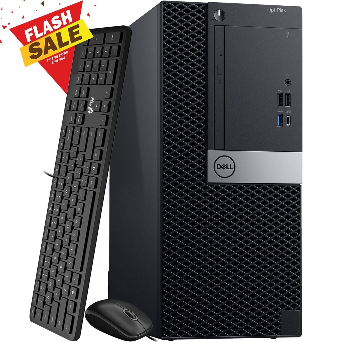 Dell 7040 MT Desktop PC Intel i7-6700 16GB RAM 1TB SSD Built-in Wi