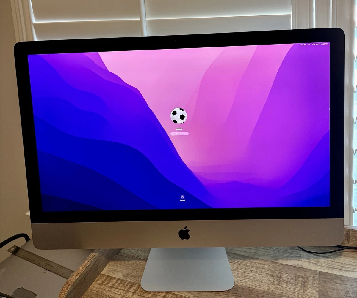 Apple iMac with Retina 5K display 1 TB Hard Drive Capacity Apple