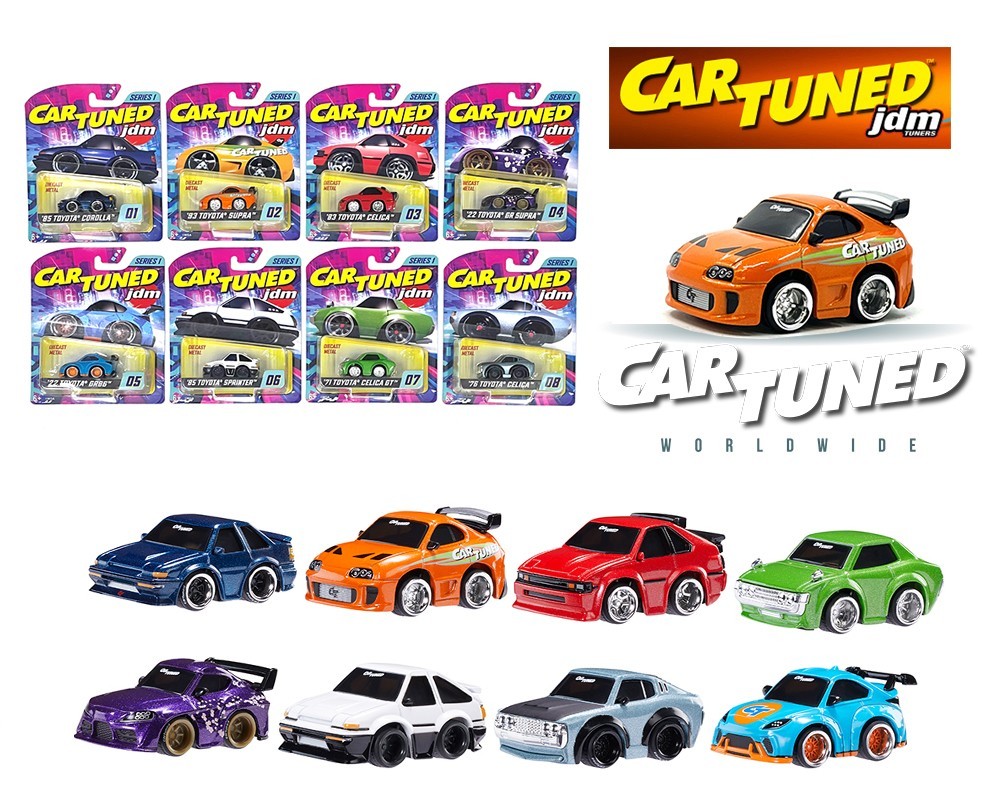 2025 CarTuned 1:64 Series 1 JDM Tuners Assortment 8 Car Set