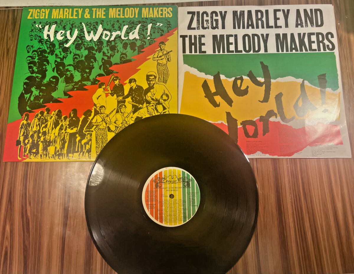 Ziggy Marley & The Melody Makers Hey World! LP Vinyl Record 1986