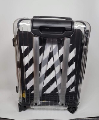 Off White Rimowa Clear Transparent Carry On 36L Suitcase See