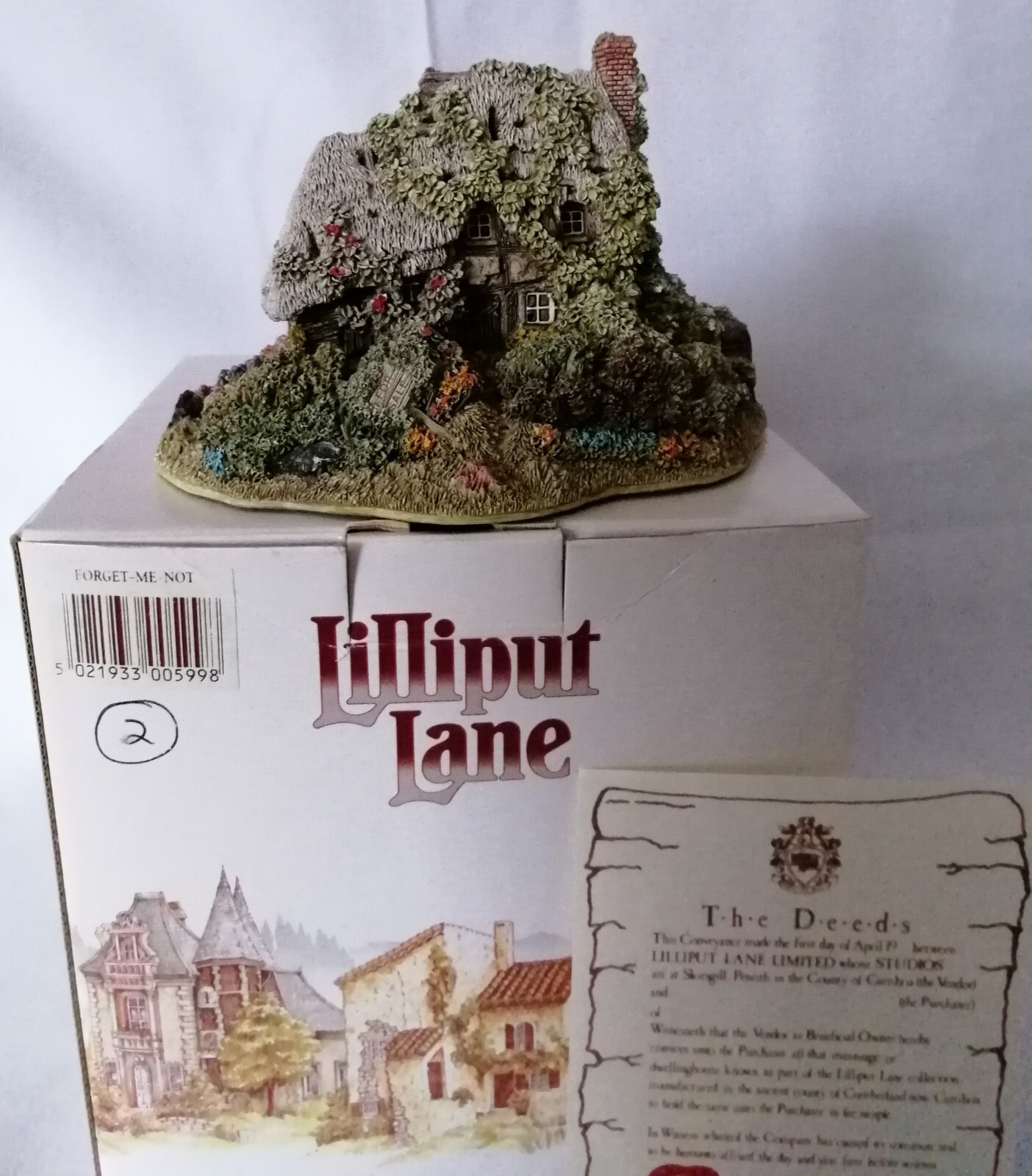 イギリス製 Lilliput Lane FORGET ME NOT 1992/1993 リリパットレーン