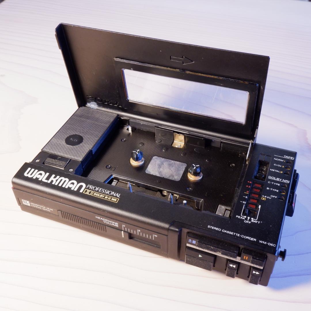 SONY WALKMAN PROFESSIONAL WM-D6C CASSETTE PLAYER RECORDER Black