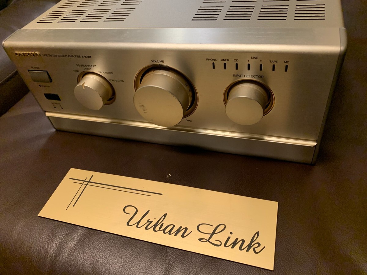 ONKYO A-973 アンプ シルバー ONKYO プリメインアンプ 最大出力85W+85W