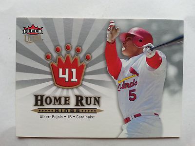 2006 Fleer Ultra Home Run Kings Albert Pujols HRK1 St. Louis