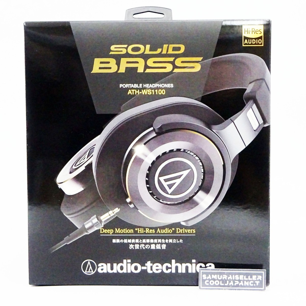 Audio-Technica Portable Headphones SOLID BASS Series ATH-WS1100