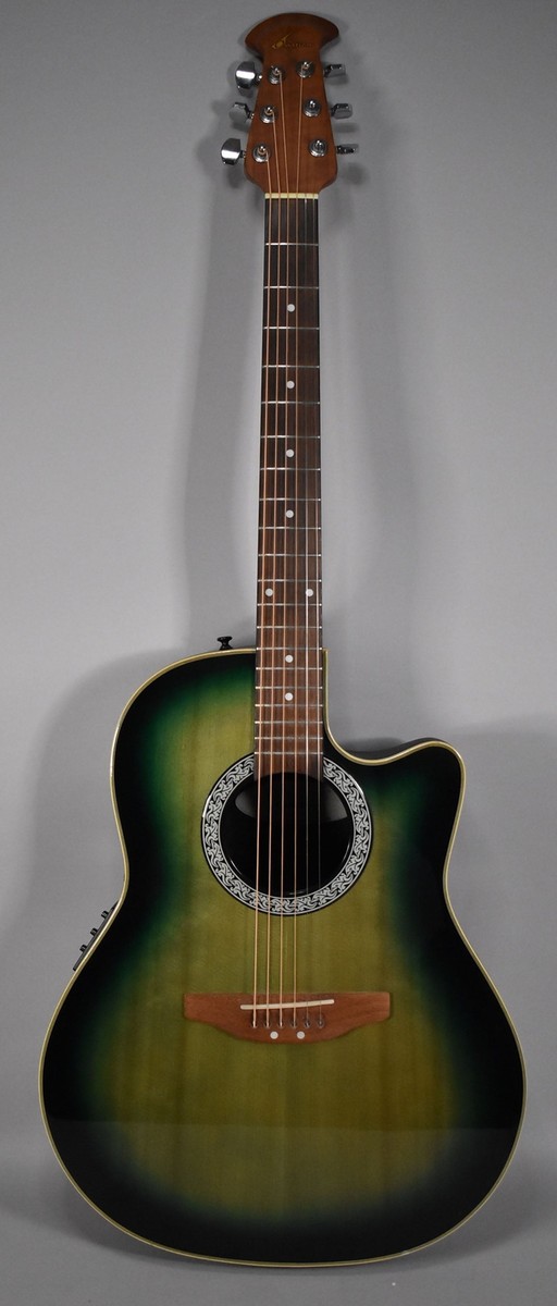 Ovation Celebrity CC026 Bowlback Acoustic MIK Green Burst | eBay