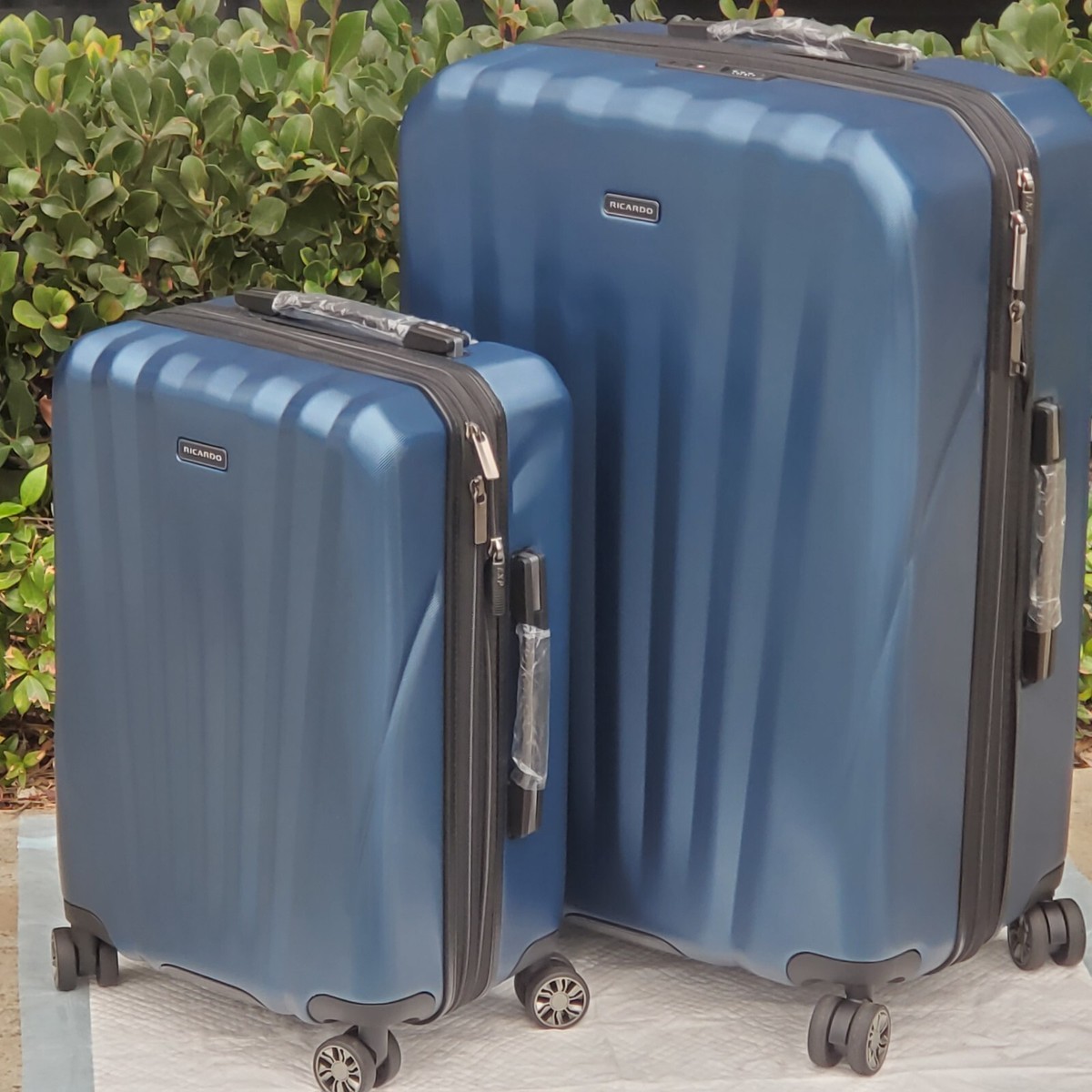 Ricardo Beverly Hills Windsor 2-Piece Luggage Set Hardside BLUE | eBay